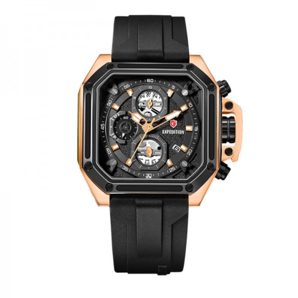 Expedition 6812 Rosegold Black Rubber MCRBRBA